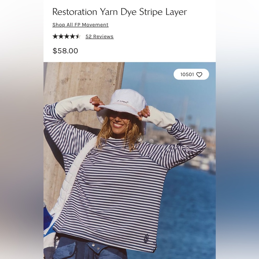 Free People Restoration Stripe Layer size M